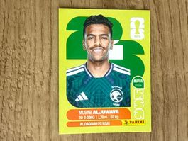Panini FIFA World Cup 2026 Sticker Musab Aljuwayr KSA 9