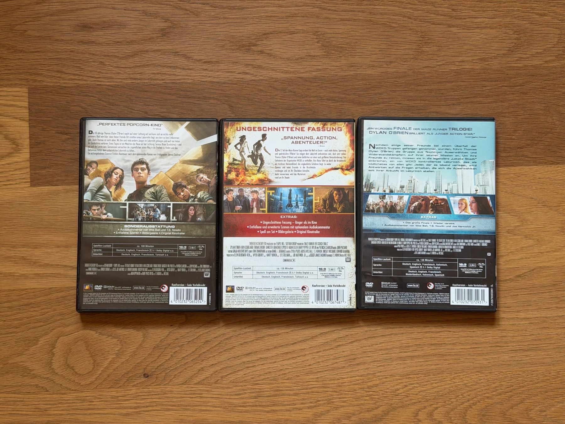 Tous les DVDs: DVD Maze Runner – D'occasion à Sachseln par eli.73 1
