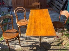 Table de bistro ancienne Bistro tisch