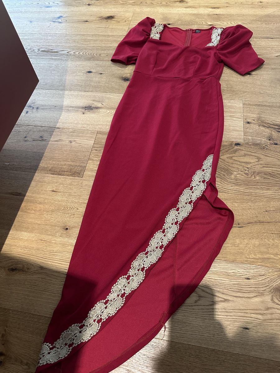 Vestiti: Rotes, elegantes Kleid mit Spitze, Grösse S - Festlich! – Nuovo (secondo la descrizione) da Perlen venduto da H.Spa