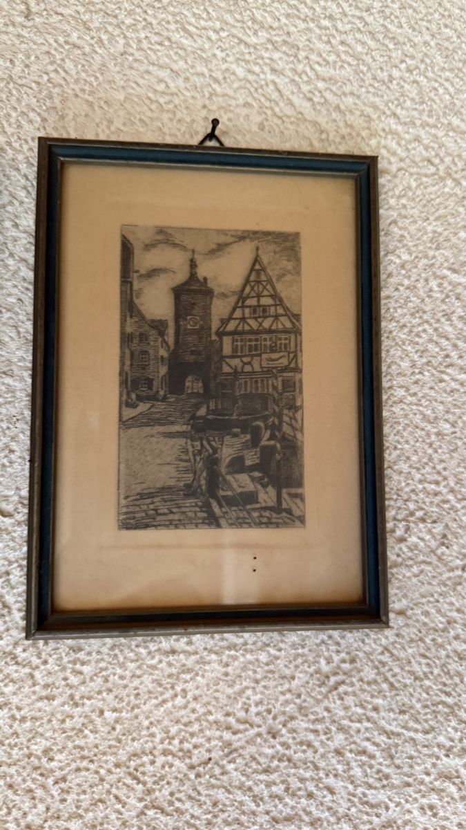Dipinti: 2er Set antike Radierungen um 1900 – Usato da Basel venduto da dafal4059 1