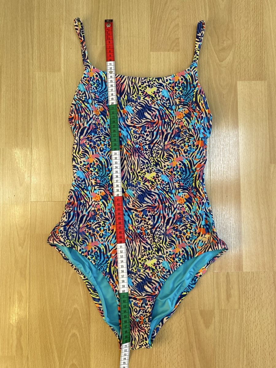 Marie Jo Costumi da bagno & Bikini: Badeanzug Blau/Tierdruck Muster Grösse 36/38 – Nuovo (secondo la descrizione) da Buochs venduto da H16 2