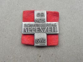 Abzeichen Brosche NOS Schwingfest Schwingen Appenzell 1964