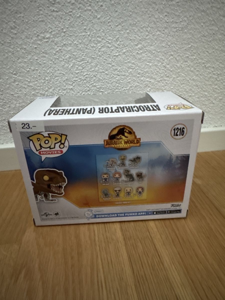 Funko Statuette: Funko Pop  Atrociraptor (Panthera) 1216 – Nuovo e nell'imballaggio originale da Suhr venduto da Dominick 1
