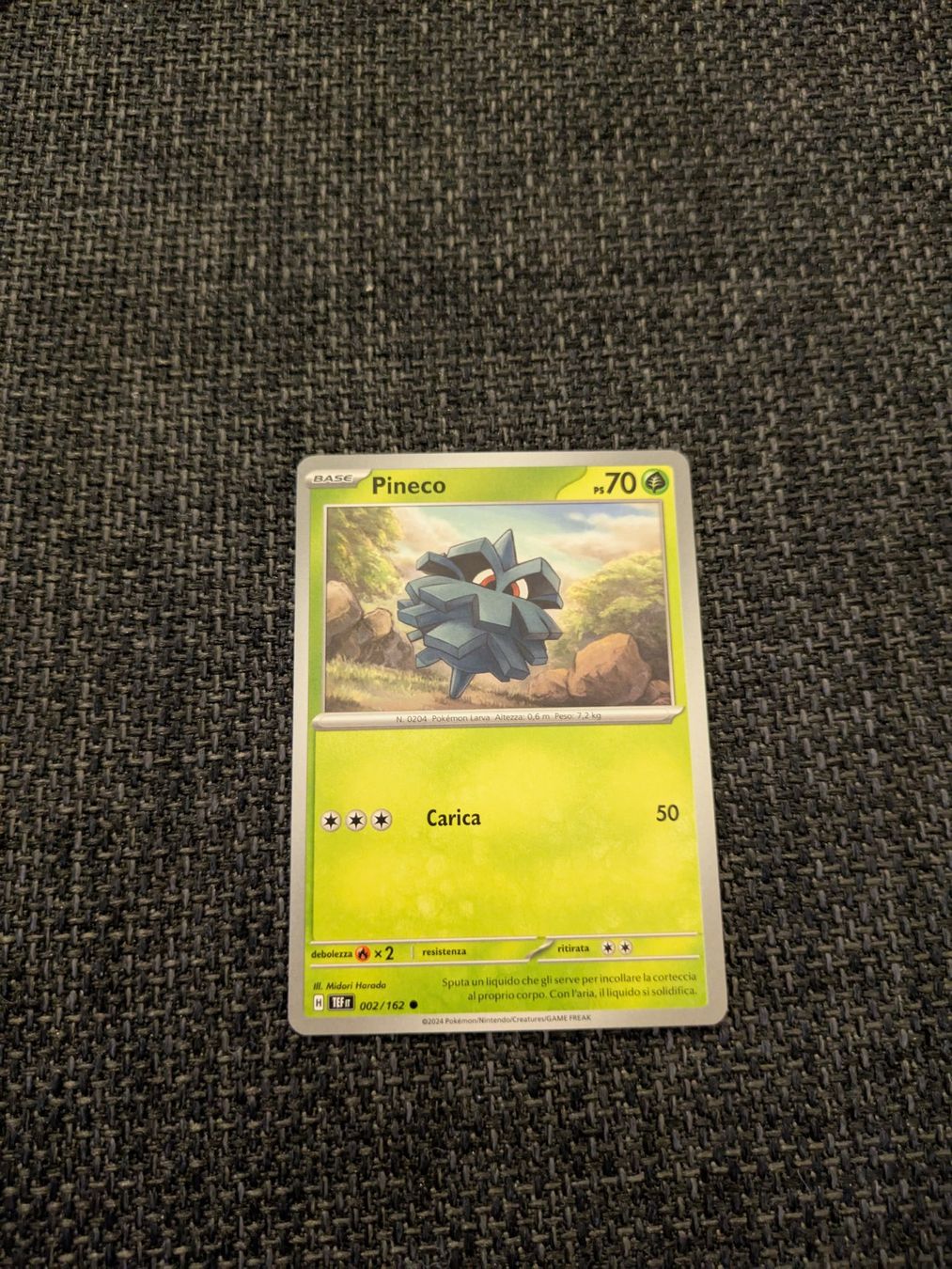 Pokémon Carte collezionabili: PINECO, TEMPORAL FORCES, TEF2, COM, 2024, ITA, NM/MT – Usato da Losone venduto da AlpineLayer
