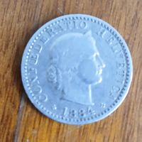 pièce 20 centimes de 1884