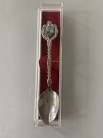 Cuillère souvenir VERCOrin, métal argenté, avec blason