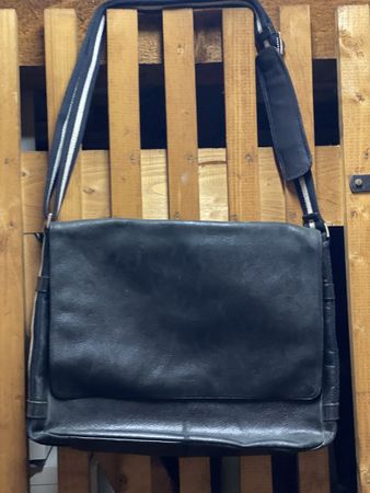 Picard Ledertasche Umhängetasche Vintage schwarz