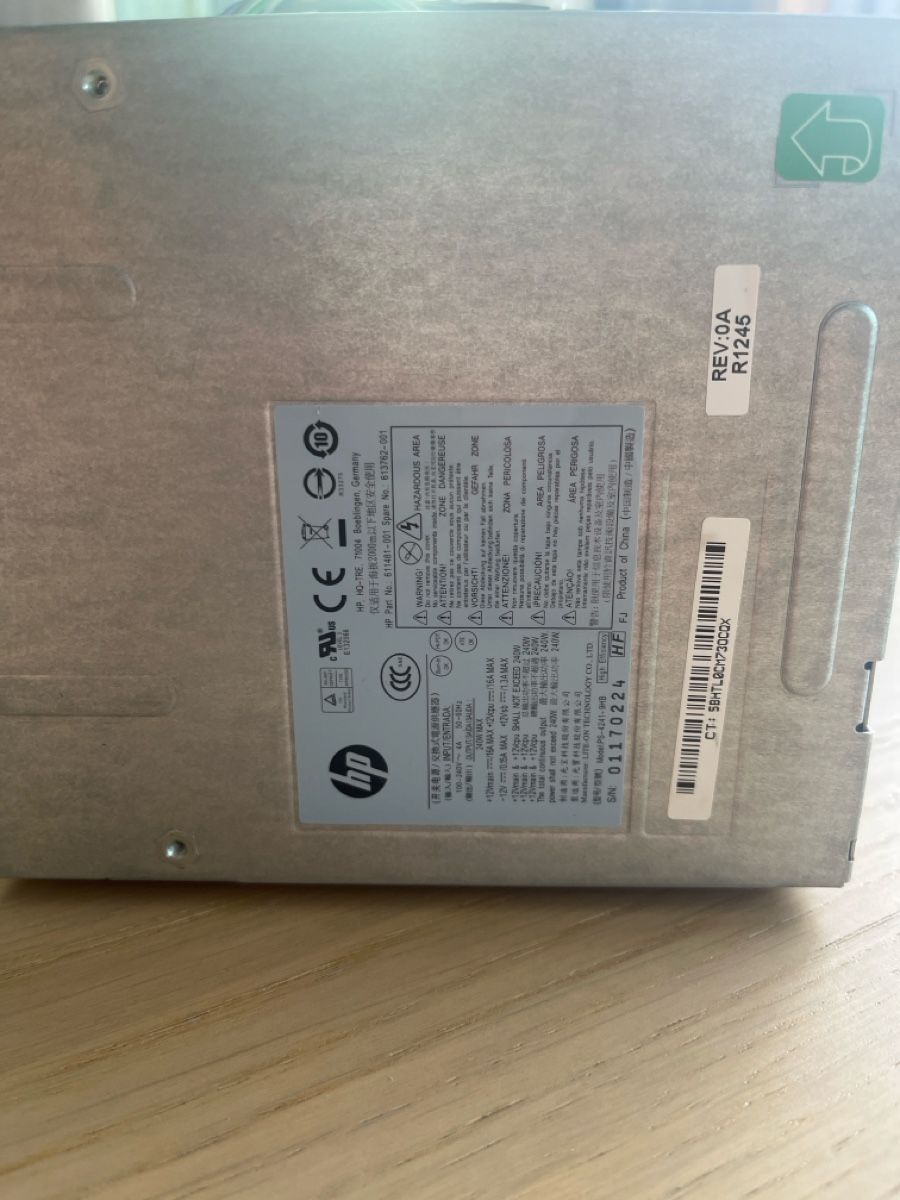 Hewlett Packard PCs: Power Supply Unit HP – Defekt aus Oberwil BL von Sophie_14 1
