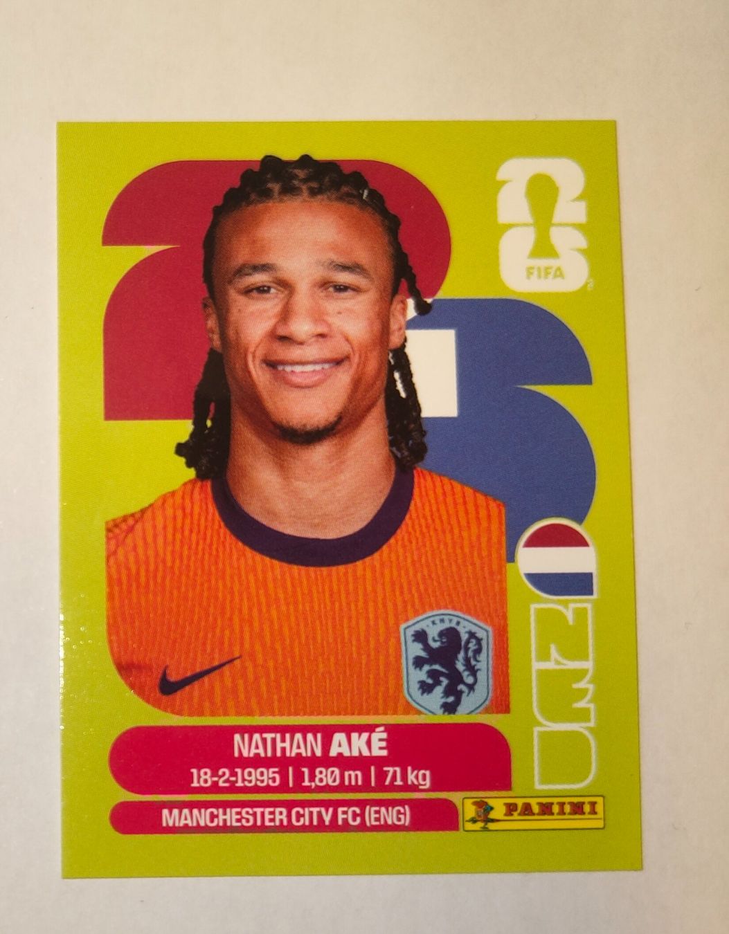 Panini Carte collezionabili: 🔥Panini Nathan Aké NED7 – Nuovo e nell'imballaggio originale da Hettlingen venduto da jmoeck