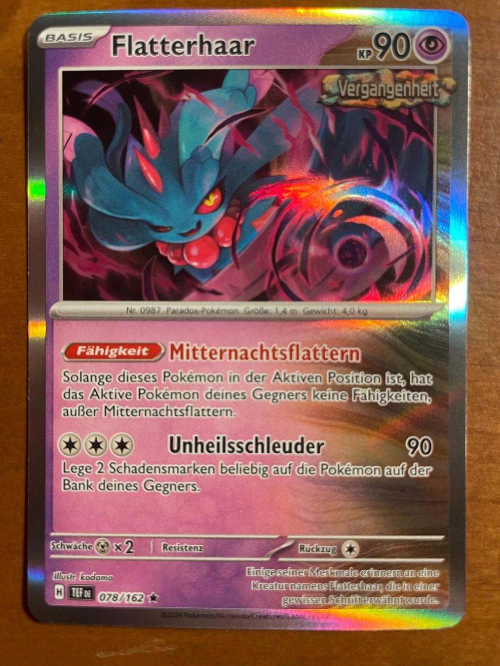 Pokémon Carte collezionabili: Pokemon Flatterhaar Holo (Versand gratis) – Nuovo (secondo la descrizione) da Chur venduto da Angerson