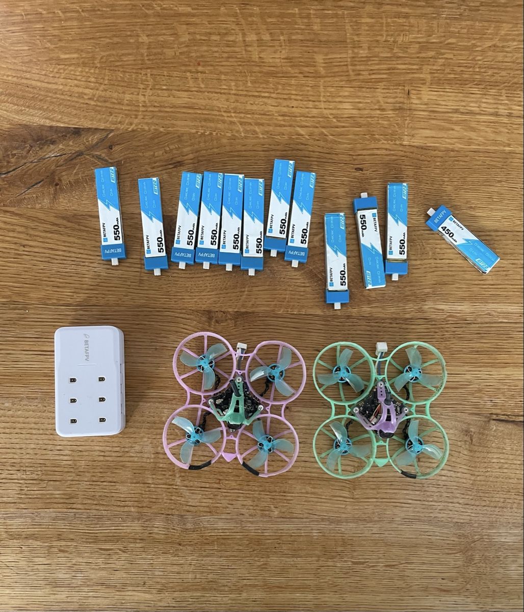 Modellismo RC: 2x Tiny Whoops + Akku  – Difettoso da Biel/Bienne venduto da AOBurg