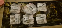 6 Stück UP-Steckdosen STANDARDdue 3×T13 weiss