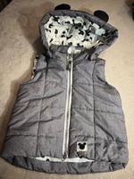 Mickey Mouse Weste mit Kapuze, Grösse 80, Top Zustand!