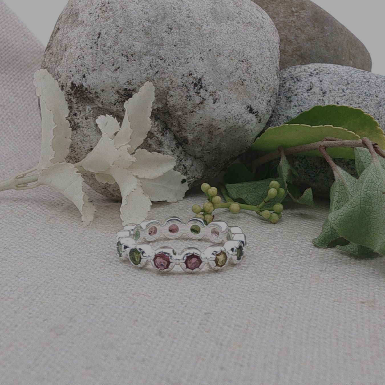 Olga Ribler Anelli: Turmalin Ring - Sterling Silber 925 - Grösse 58 – Nuovo (secondo la descrizione) da Luzern venduto da Schmuckoutlet 1