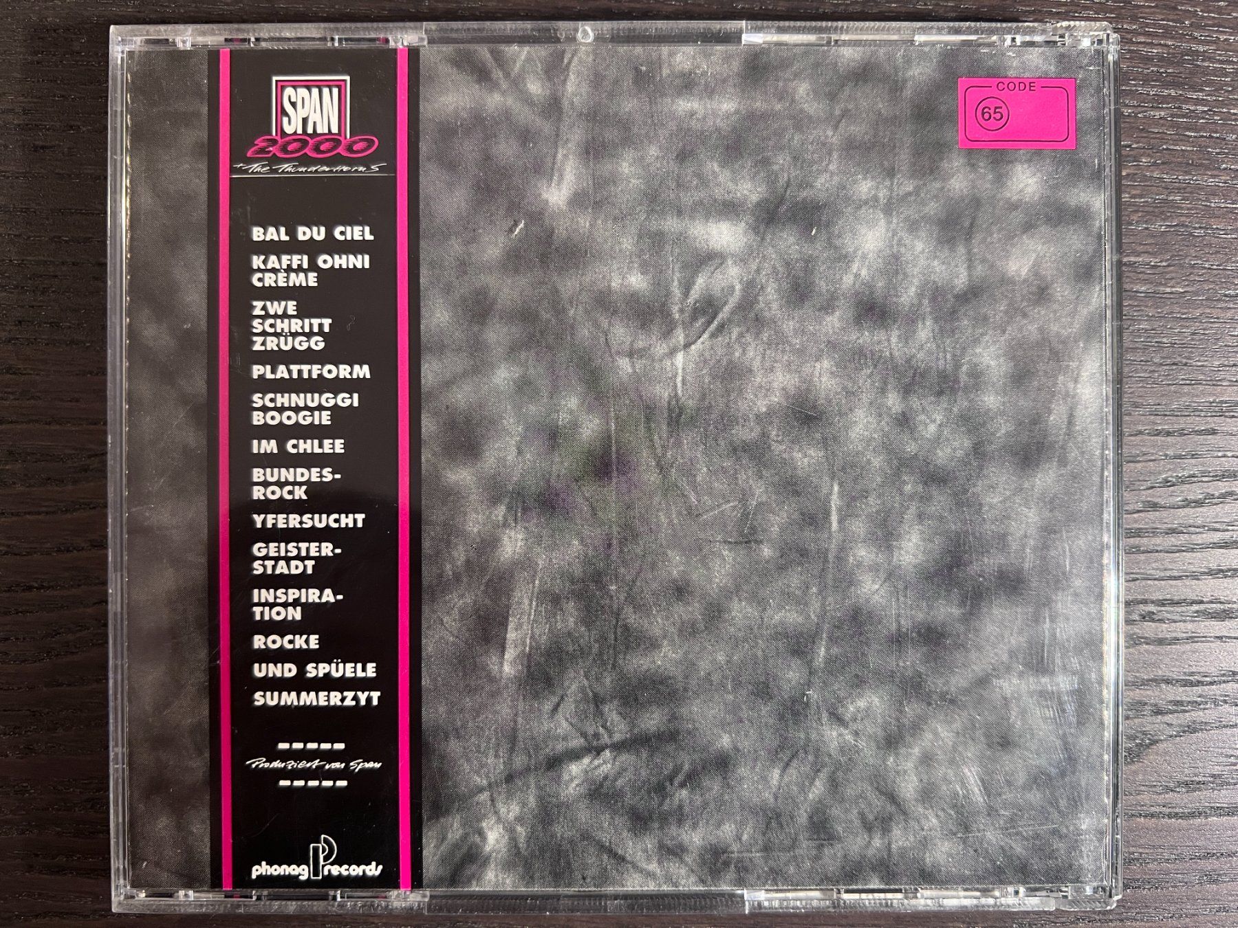 CD: Span & The Thunderhorns - 2000 – Usato da Zürich venduto da MusikFreunde 1