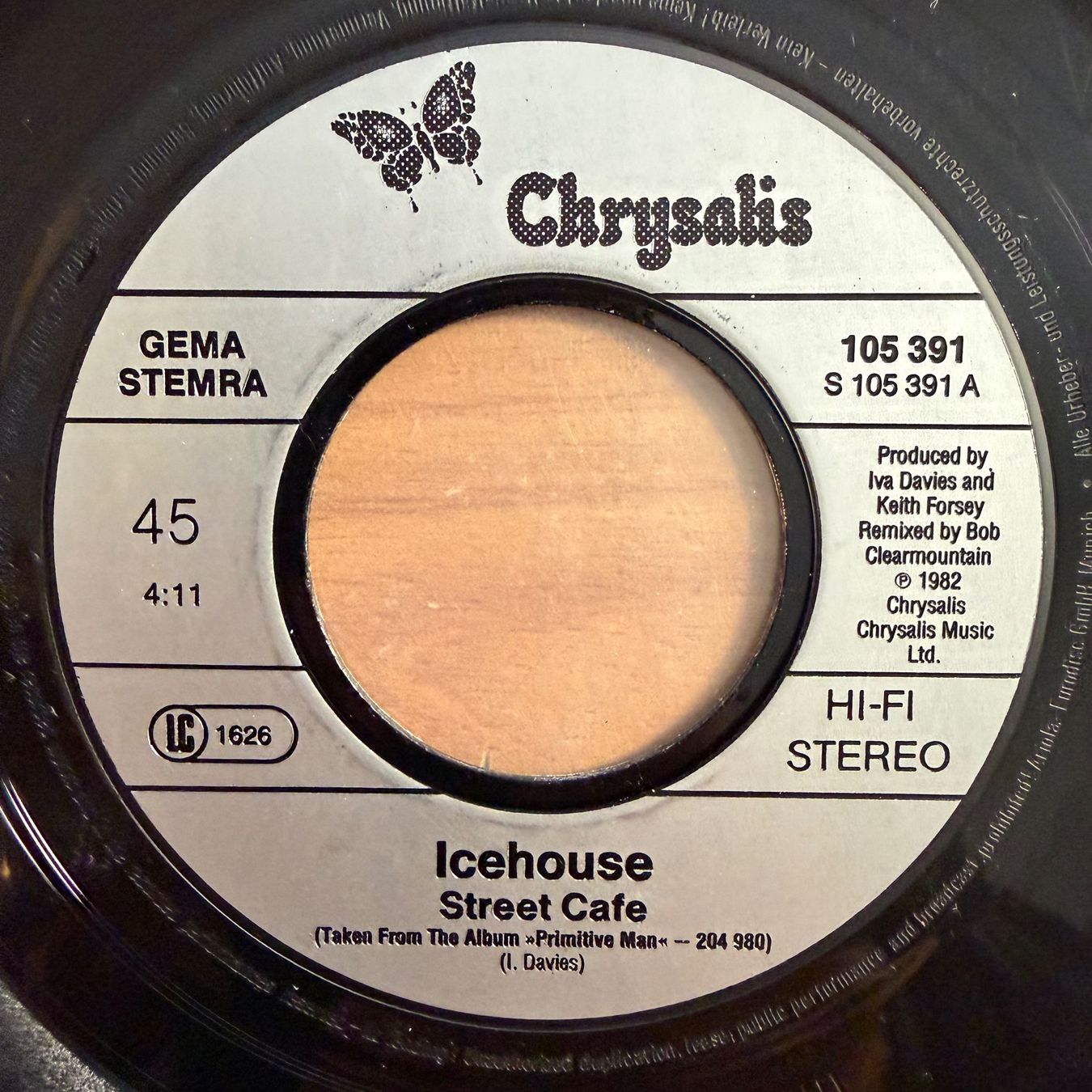 Vinyles: Icehouse - Street Café / 1. D-Press. 1983 – D'occasion à Gais par soundcave57 2