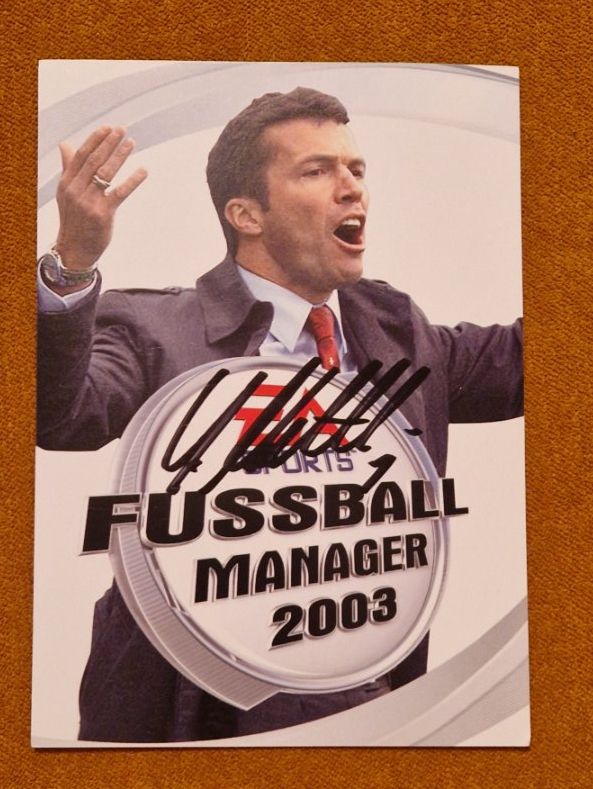 Autografi: Lothar Matthäus - handsigniert – Usato da Menziken venduto da Autogramme