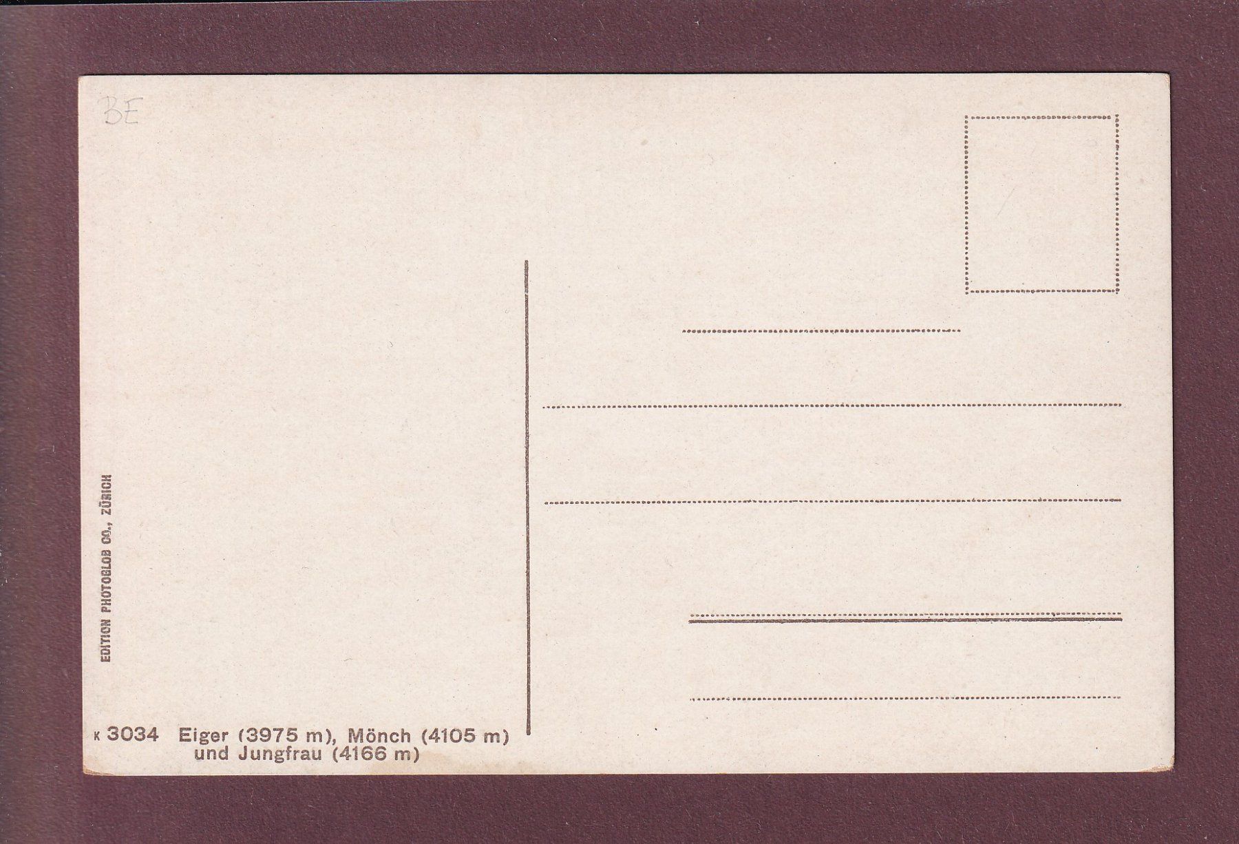 Cartoline postali: EIGER, MÖNCH und JUNGFRAU - Kühe – Usato da Pully venduto da nicecards 1