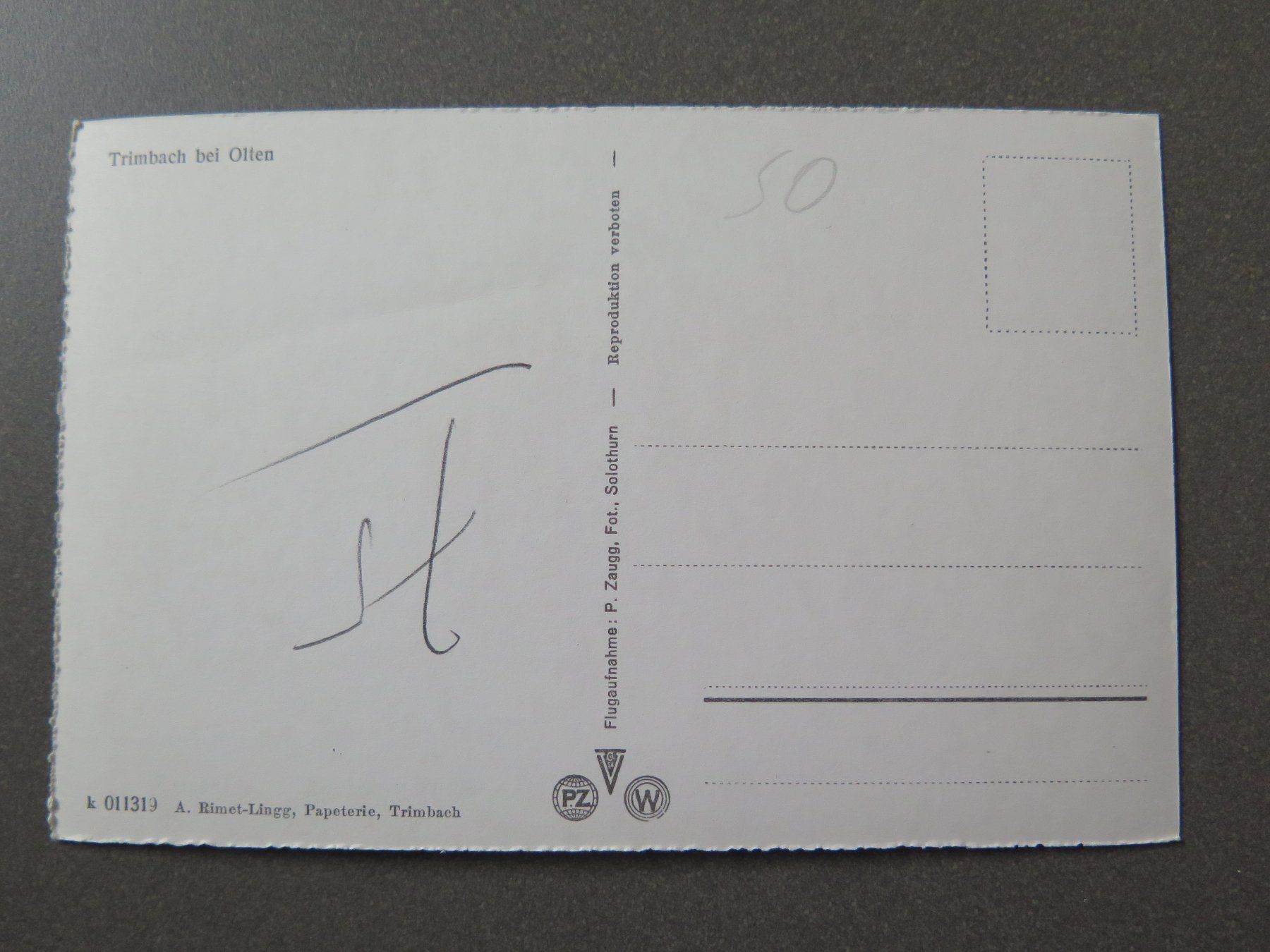 Cartes postales: TRIMBACH BEI OLTEN – D'occasion à Wittenbach par lipasal 1