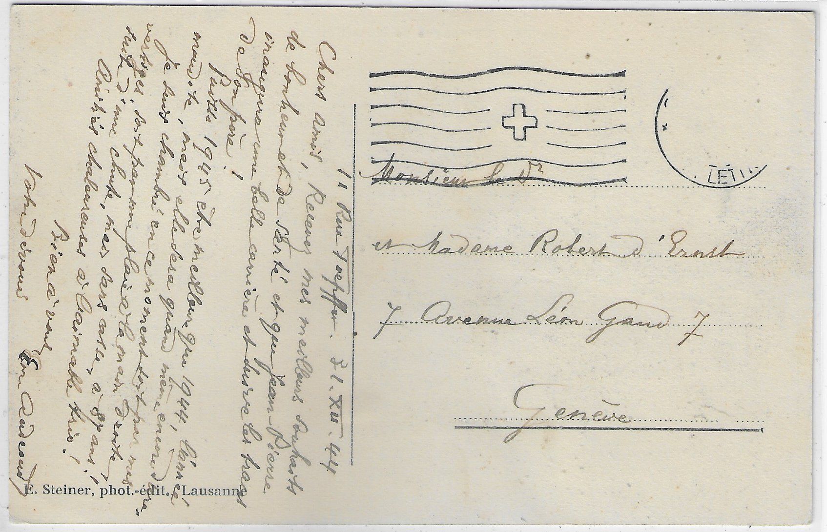 Cartes postales: Genolier - Campagne de Muralt – D'occasion à Ettingen par Kartenplanet 1