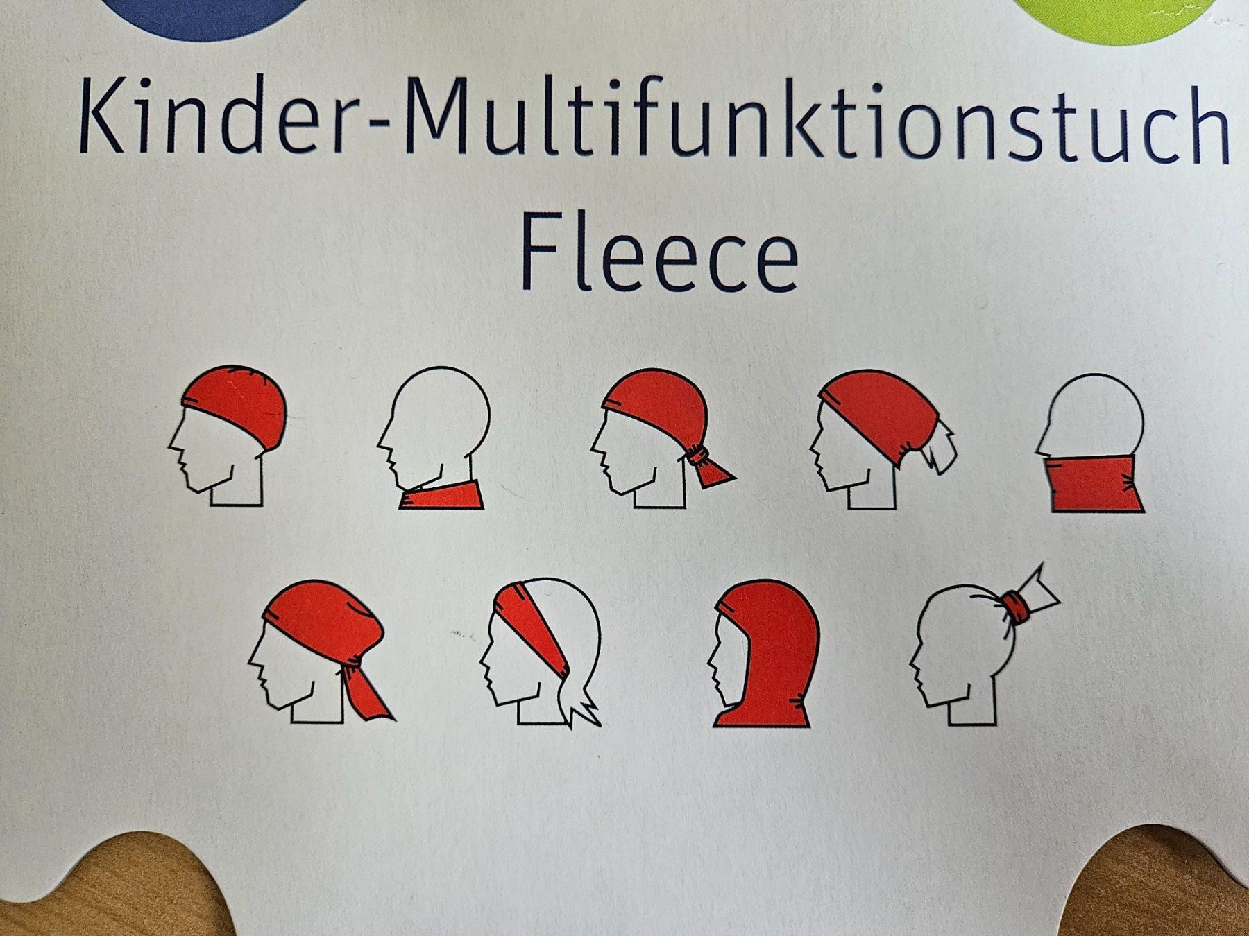 Altro abbigliamento per bambino: 2 Kinder- Multifunktionsschals mit Fleece – Usato da Lausen venduto da Rotezora79 1