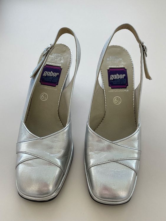 gabor silver trainers