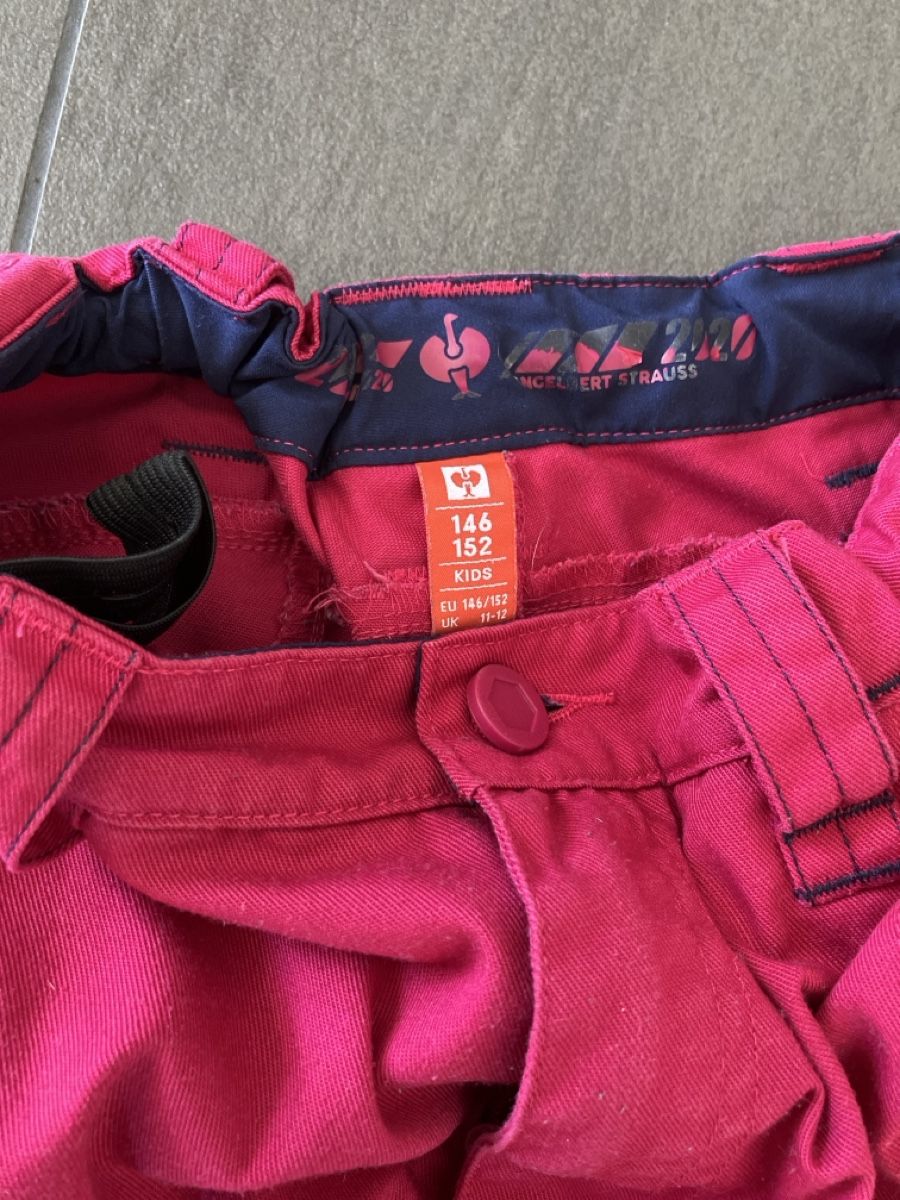 Engelbert Strauss Pantaloni: Engelbert Strauss Arbeitshose 146/152 pink – Usato da Schüpfheim venduto da mami2020 2