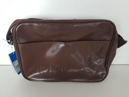 Adidas Schultertasche Leder Braun (neu)