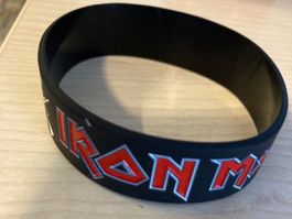 Iron Maiden Silikon Armband Metal Rock Band
