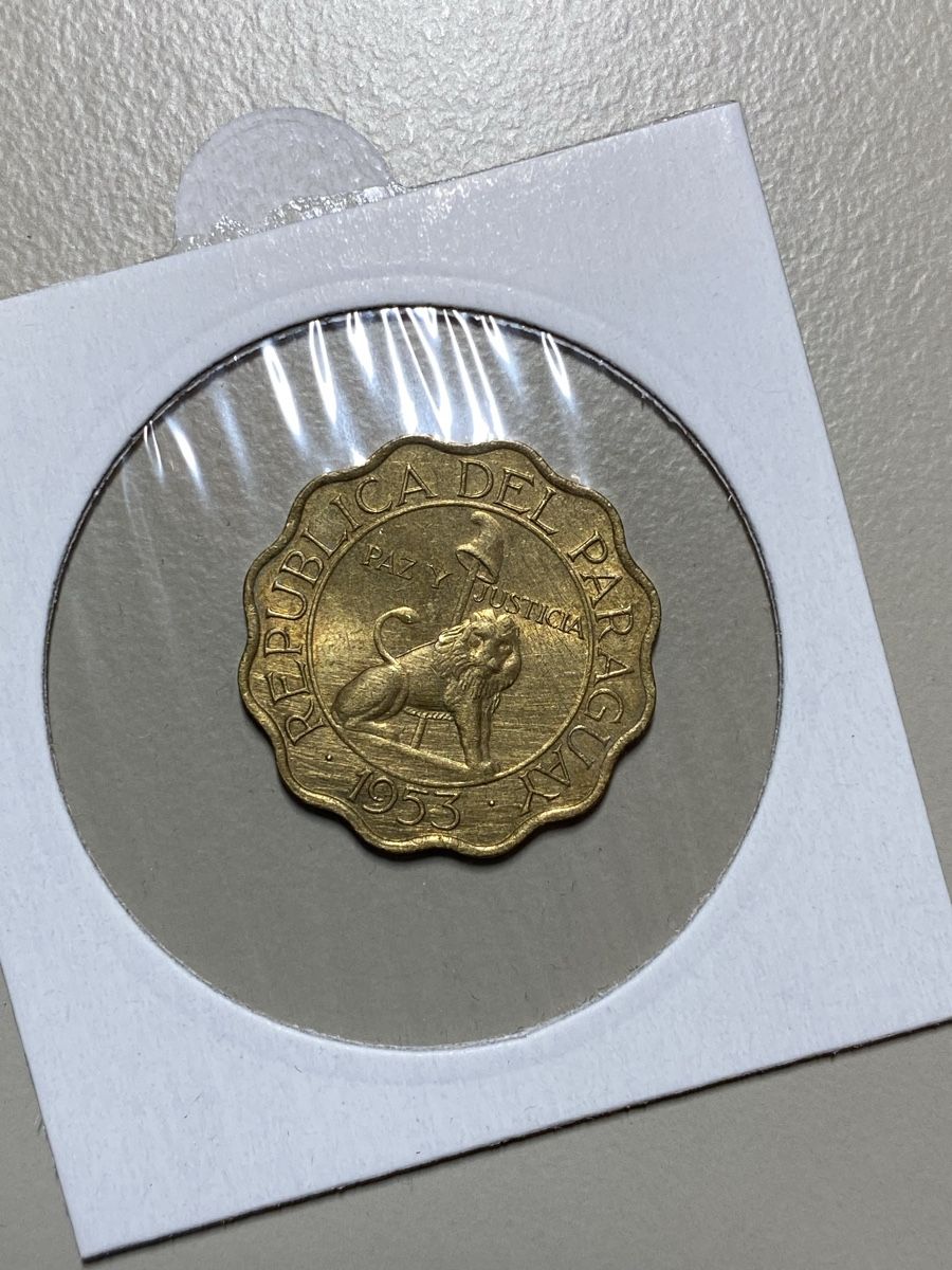 Tutti le monete: Paraguay - 25 centimes - 1953 – Usato da Payerne venduto da Mike1682 1