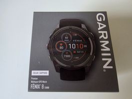 fēnix 8 – 51 mm, Solar, Sapphire *Top-Uhr in gutem Zustand*
