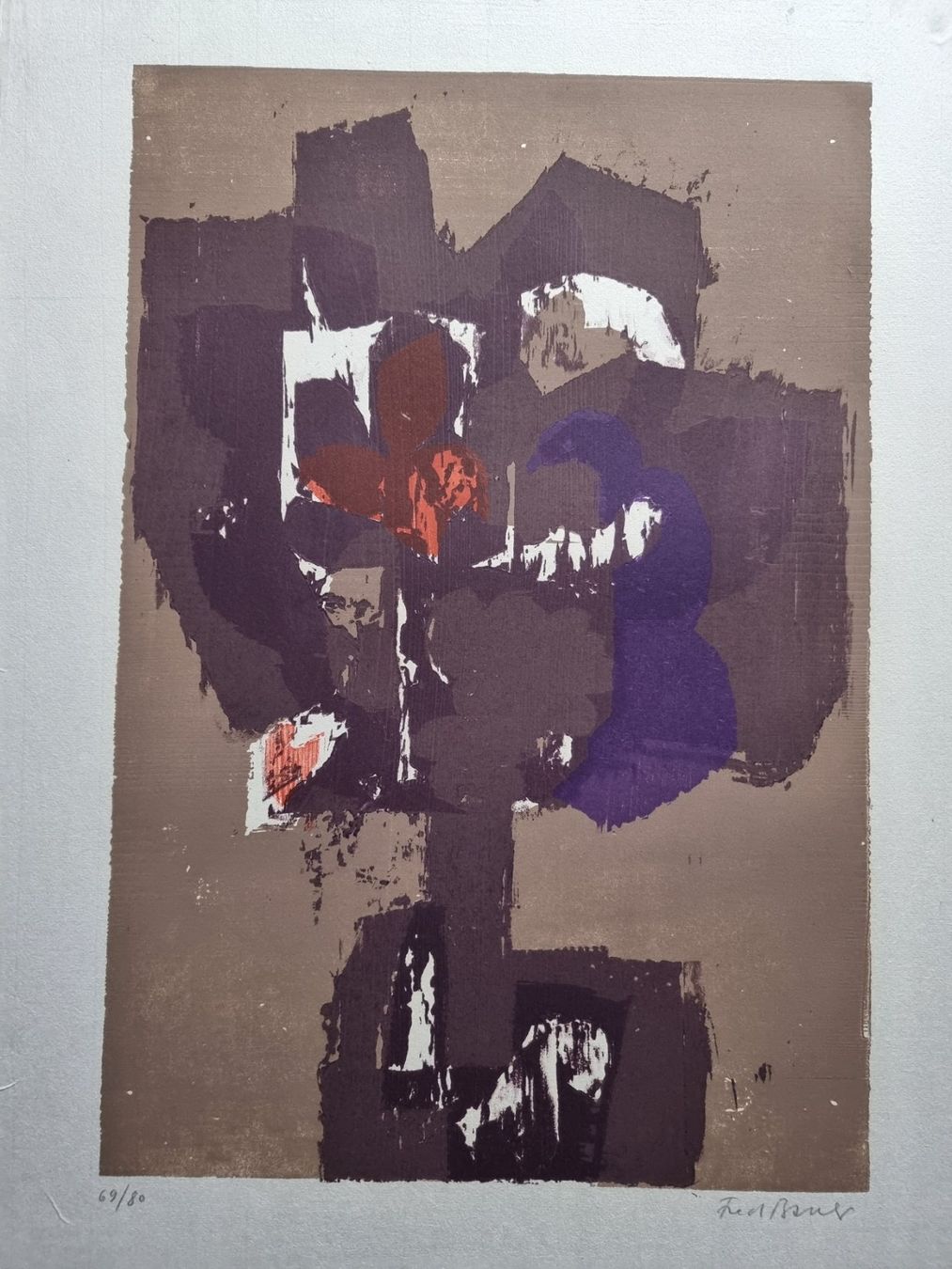 Xilografie: FRED BAUER HOLZSCHNITT SIGNIERT NUMMERIERT – Usato da Gersau venduto da kunst-online 4