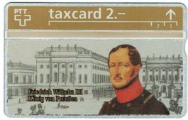 Taxcard 324L_14314 Friedrich Wilhelm III ungebraucht