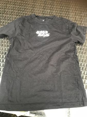 Mädchen T-Shirt 146/152 schwarz mit Text good days