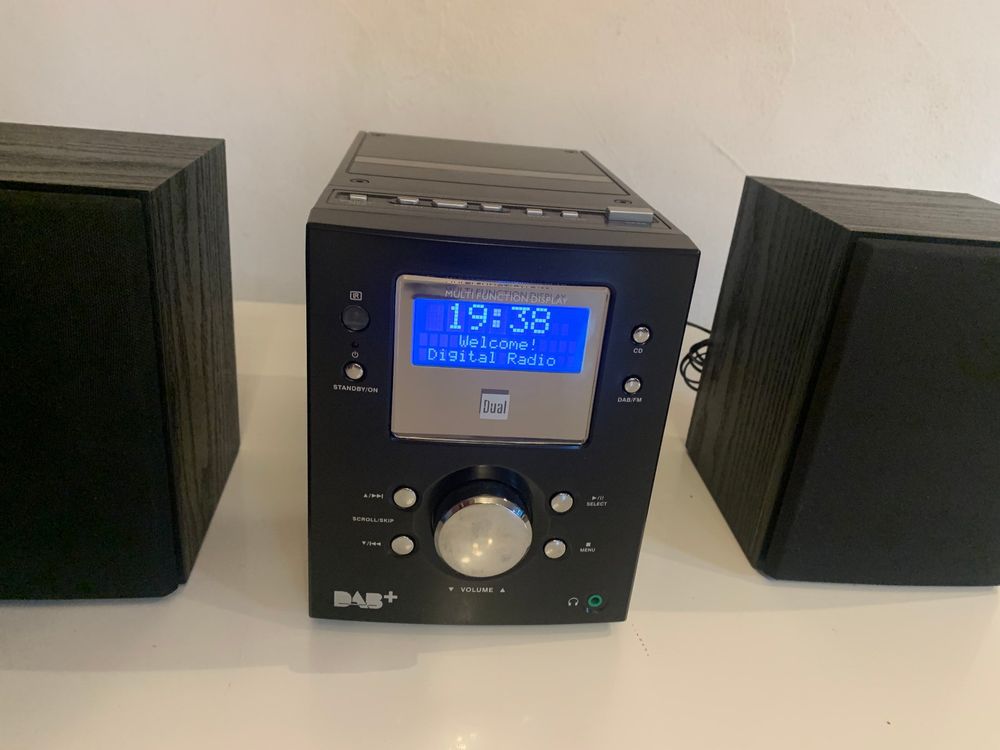 DUAL - Micro chaîne stéréo radio DAB/DAB+/FM & lecteur de CD (D ...