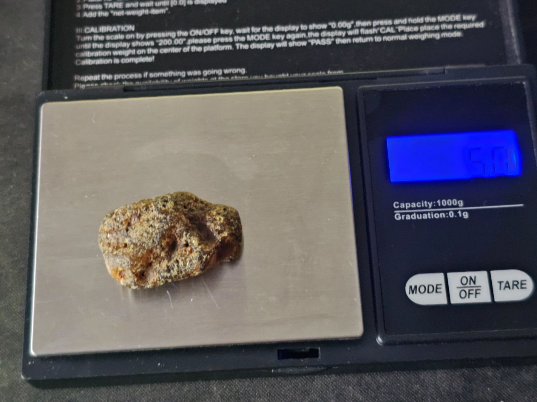 Minerali & Pietre curative: 5 gr Rohbernstein echt Roh Bernstein baltisch raw Humus – Nuovo (secondo la descrizione) da Riedt b. Erlen venduto da Gottestraene 9