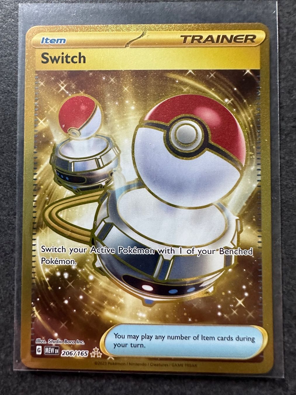 Pokémon Sammelbilder & Trading cards: Pokémon 151 Trainer Switch 206/165 – Gebraucht aus Thundorf von