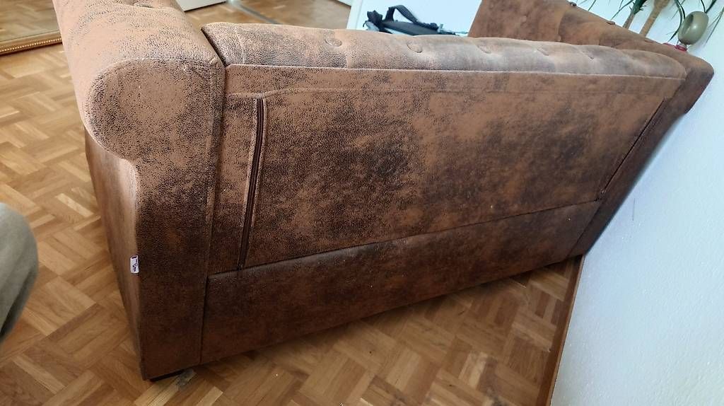 Maisons du monde Divani: Petit canapé 2 places en tissu – Usato da Genève venduto da chris96_ch 1