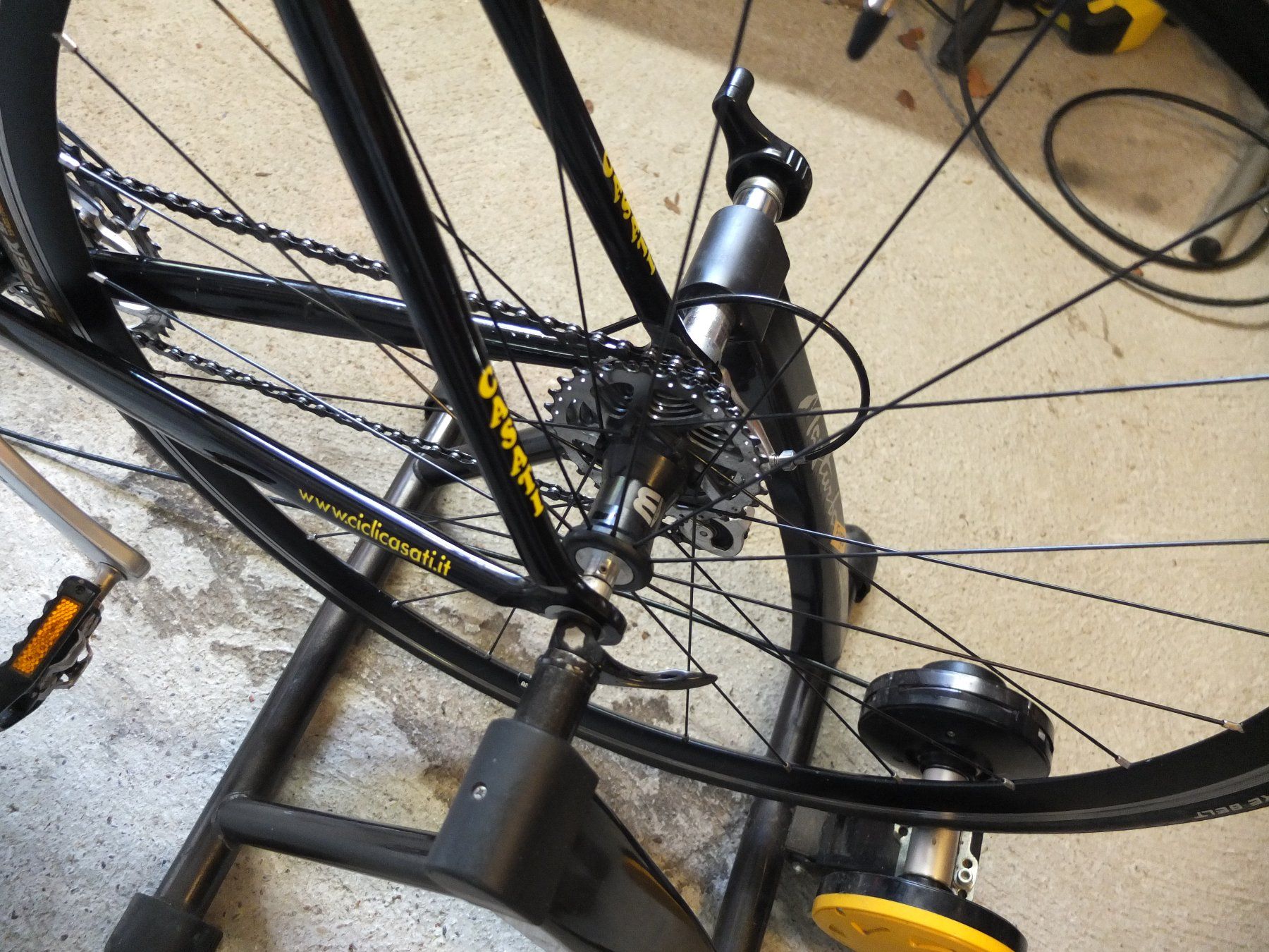 Biciclette: Rennvelo Casati mit Rollentrainer – Usato da Stadel (Winterthur) venduto da Heroravioli 4