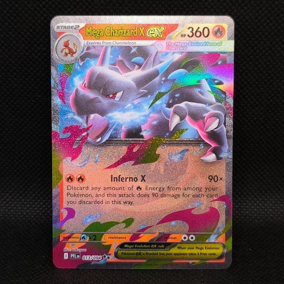 Pokémon Sammelbilder & Trading cards: Mega Charizard X ex - Phantasmal Flames - 013/094 - Englisch – Gebraucht aus Ballwil von Lutadorx