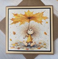 Glückwunschkarte, Herbst, Geburtstag