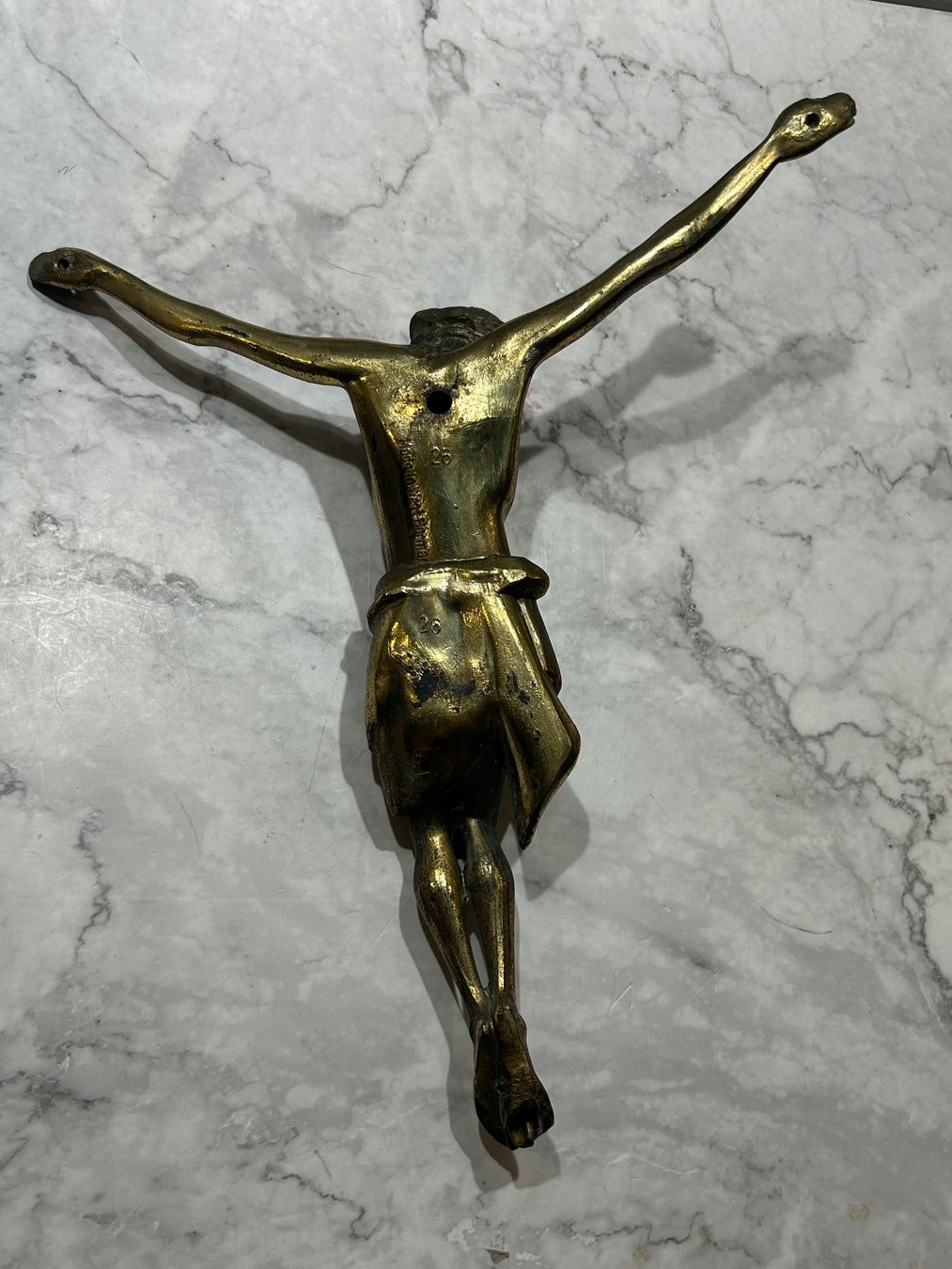 Statuette: Christusfigur Jesus Kruzifix-Korpus – Usato da Basel venduto da toy_t8bb 4