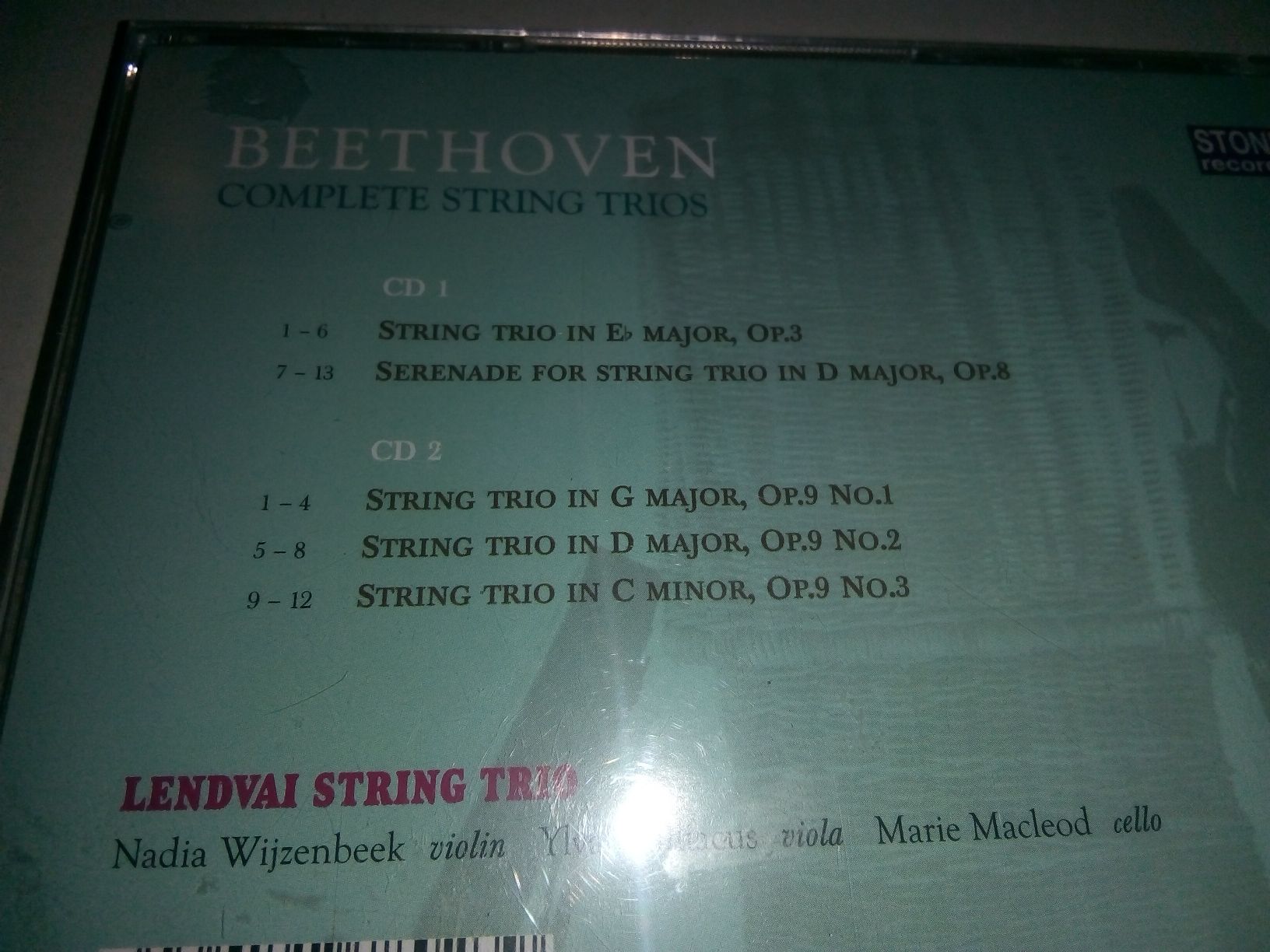 CDs: Beethoven Complete String Trios - Lendvai String Trio   2-CD – Gebraucht aus St. Gallen von elk2021 5
