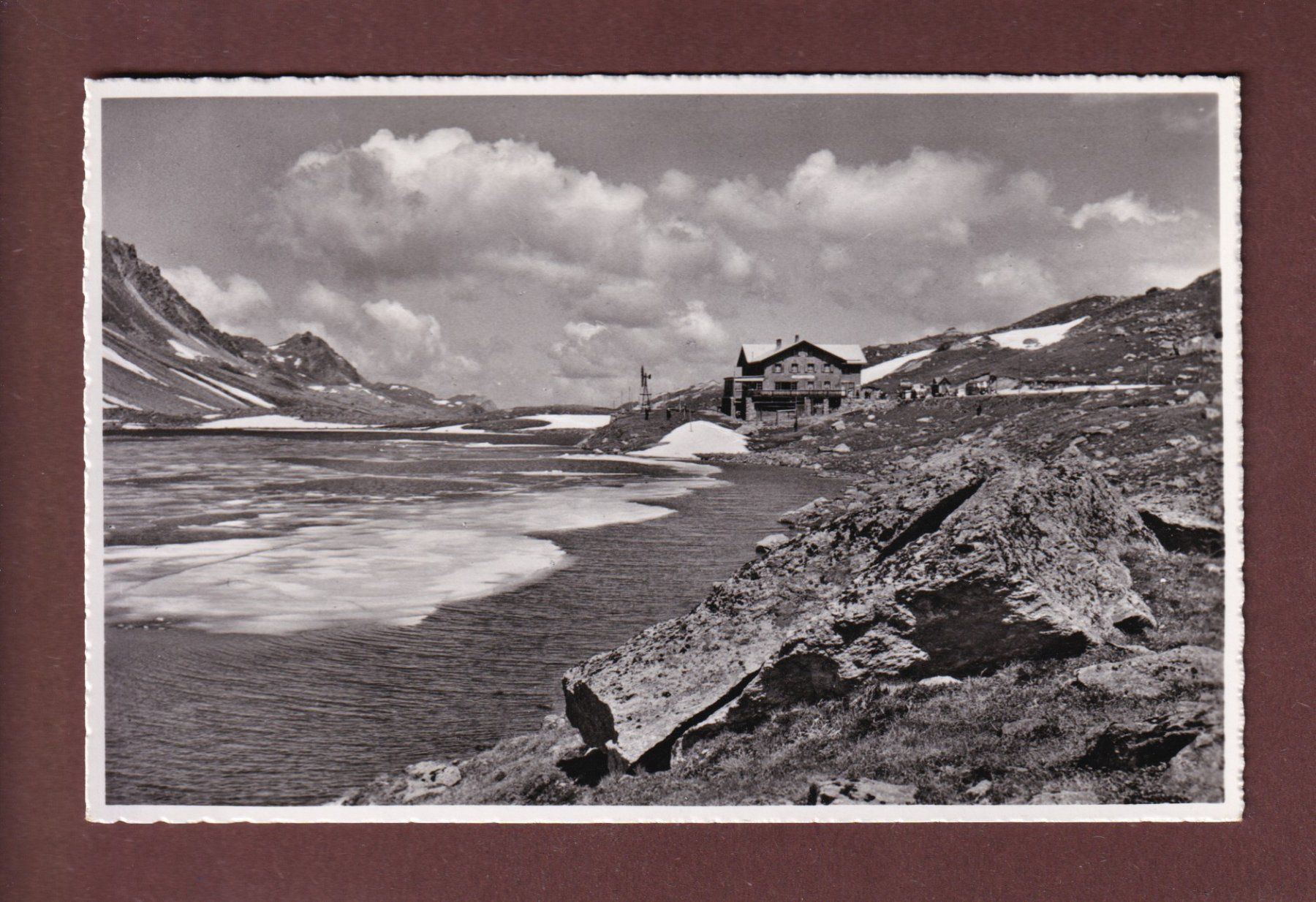 Cartoline postali: FLÜELA OSPIZ - 1954 – Usato da Pully venduto da nicecards-shop