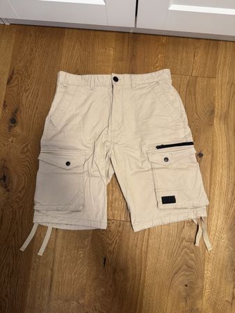 Denim Co Cargo Shorts Herren beige Grösse W32 