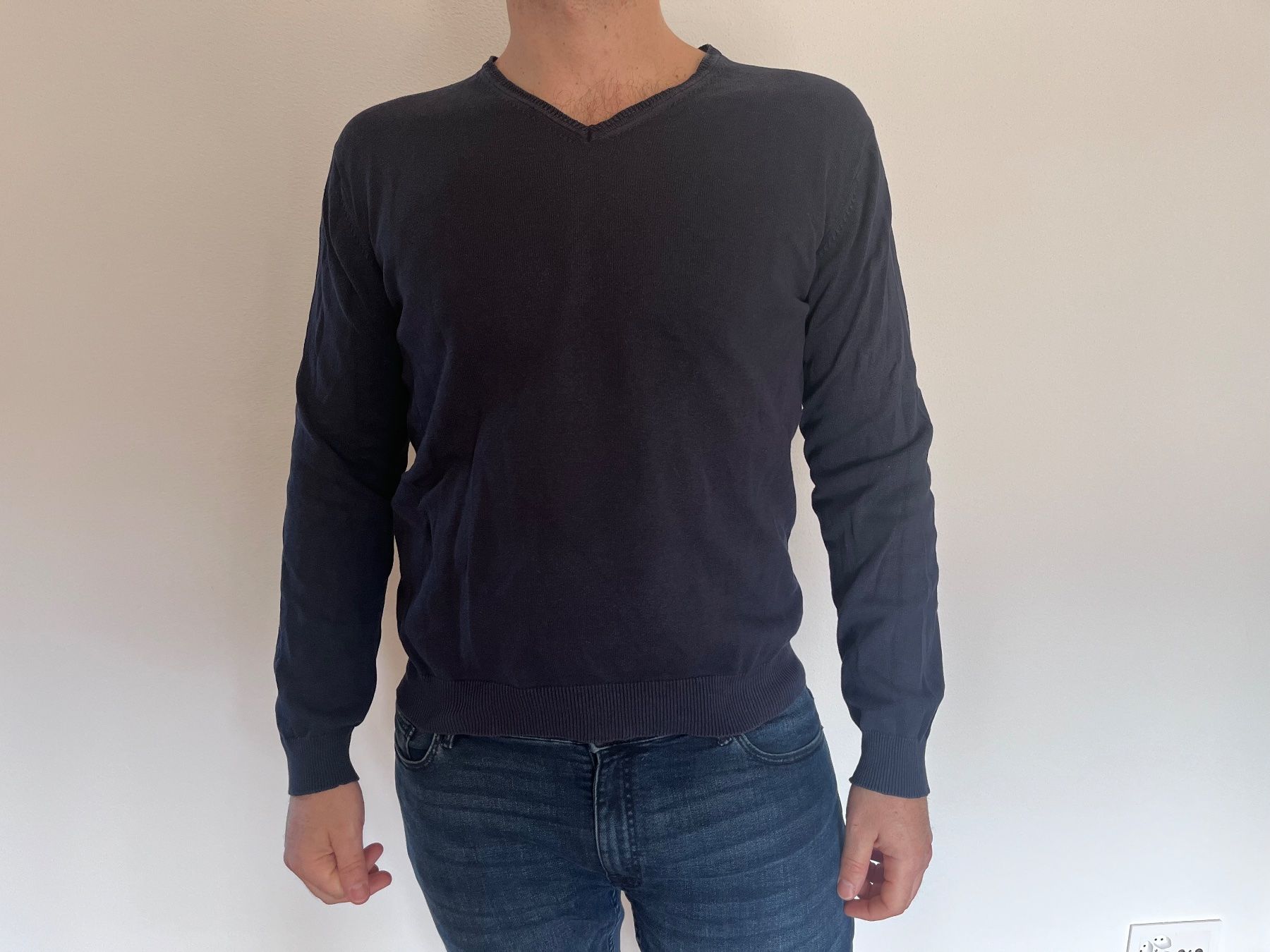 Pulls & Sweat-shirts: Herrenpullover, dunkelblau, Grösse L – D'occasion à Sennhof par scRatchy03