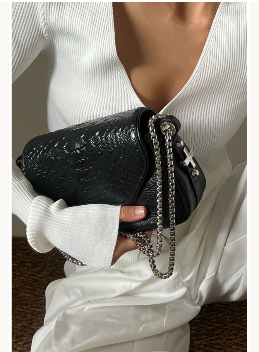 Taschen für Damen: DYLAN KAIN Handtasche schwarz leder – Neu (gemäss Beschreibung) aus Gümligen von kleiderschrankbe6 2