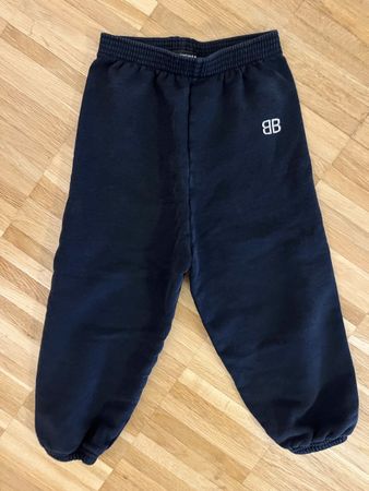 Jogginghose Balenciaga schwarz Grösse 98 gebrauchter Zustand