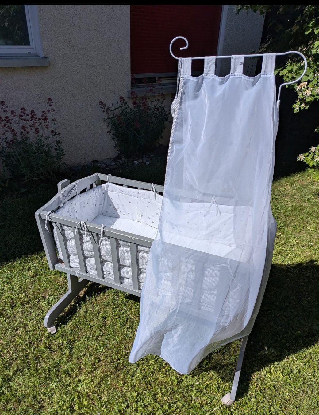 Culle: Babywiege Grau mit Himmel – Usato da Neftenbach venduto da casper0815 2